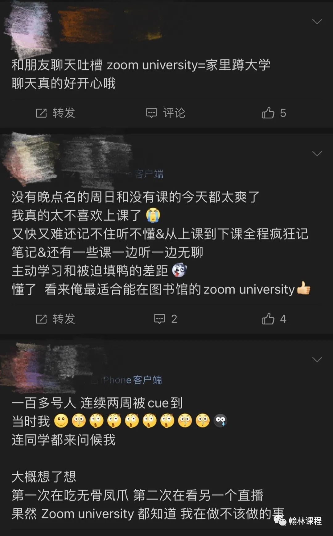 花着几十万巨款上着“zoom university”的我，有些话想说......