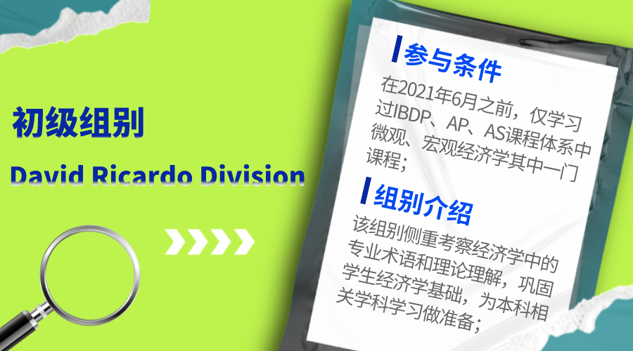 全美经济学挑战赛NEC组队倒计时，7-12年级分组别参赛