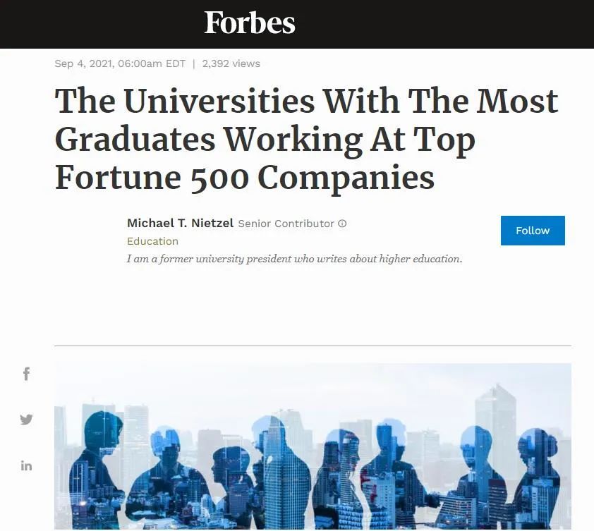 哈佛沃顿惨垫底！这个竟然是世界500强企业，最关心的排名？