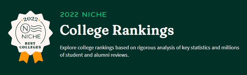 Niche公布2022年全美最佳大学榜单