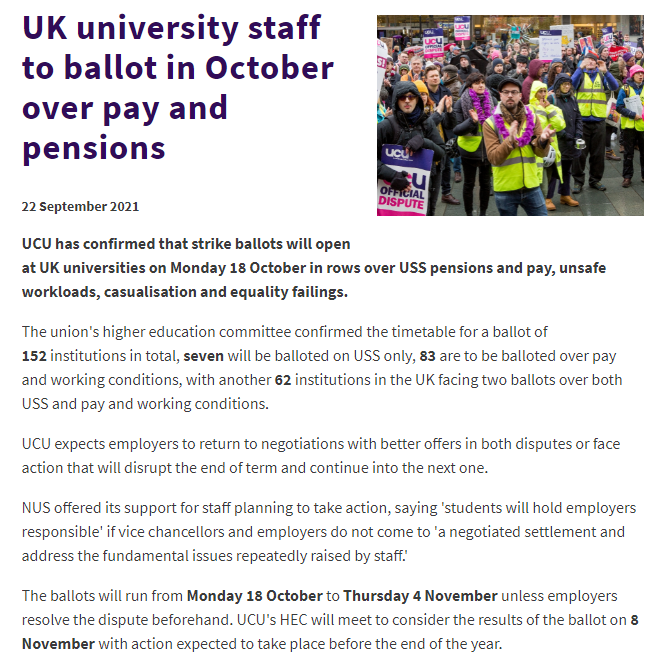 牛剑G5在内的152所英国大学正在计划大规模罢工，留学生或无课可上？