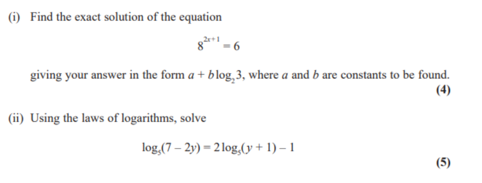 Edexcel ALevel数学P2考题精讲：log运算得分要点分析