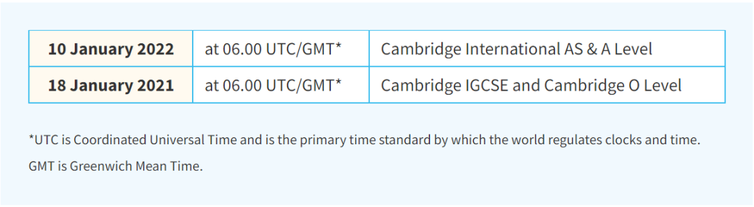 三大考试局2021.11-22.06 Alevel/IG报名、考试、放榜时间大起底！