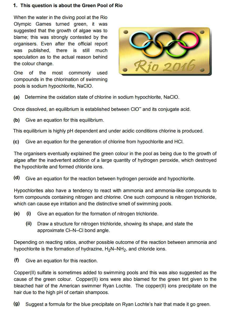 2022年英国化学奥林匹克竞赛，考试时间敲定！现在仍可报名！