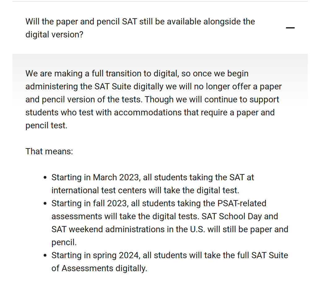 重磅官宣：SAT机考2023年春季开启！对考生有何影响？