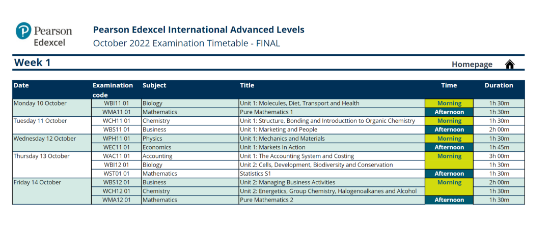 注意！CAIE、爱德思公布2022-2023年A-Level/IGCSE/AS考试时间表！