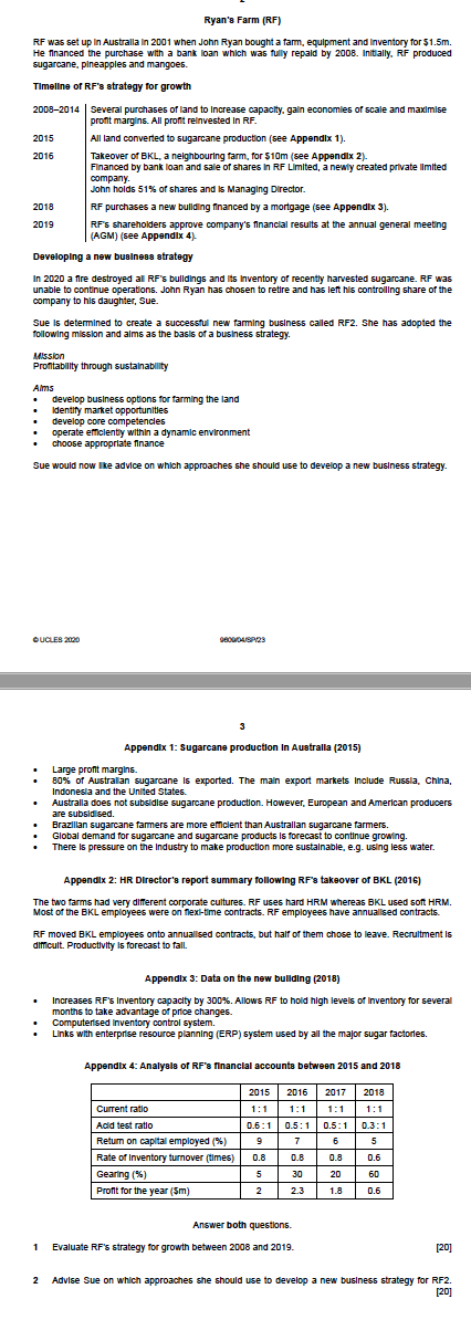 CAIE A-level商学2023全新考纲