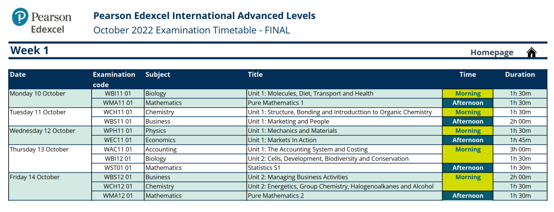 新！2022年IG和Alevel秋季大考时间表出来了 ！