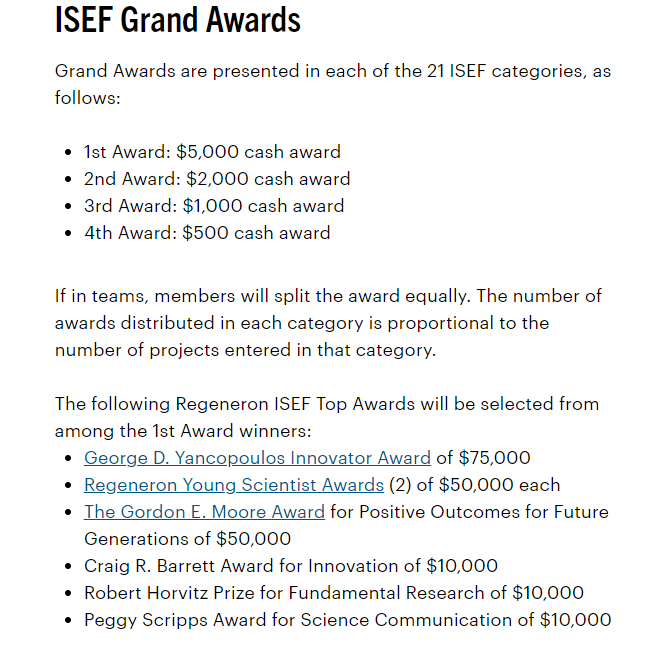 竞赛资讯 | 为何ISEF赛事能得MIT官网推荐？国际科学与工程大奖赛魅力所在？