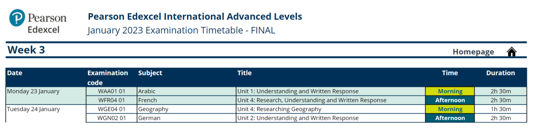 注意！CAIE、爱德思公布2022-2023年A-Level/IGCSE/AS考试时间表！