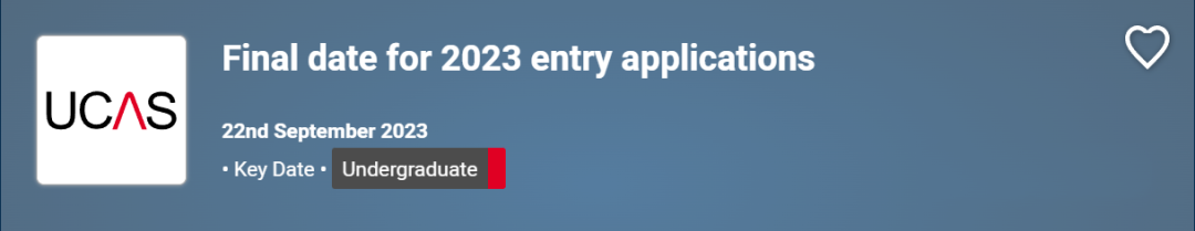 2023年秋季英国本科入学申请已经开放！UCAS申请步骤指引来了！