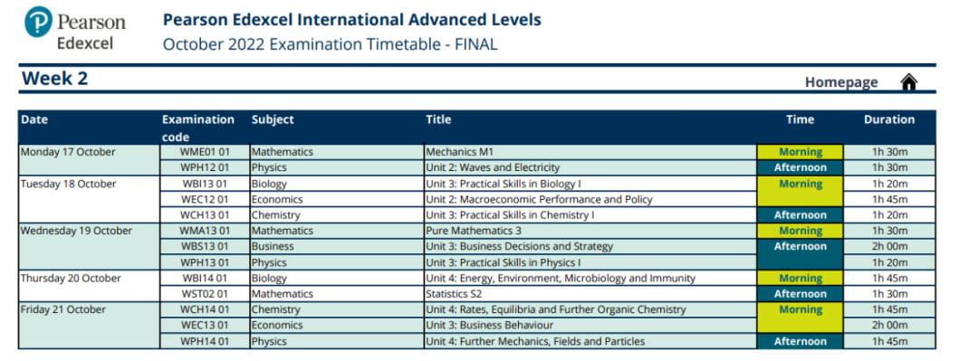 快收藏！2022年秋季三大考试局IGCSE和A-Level考试时间出炉！
