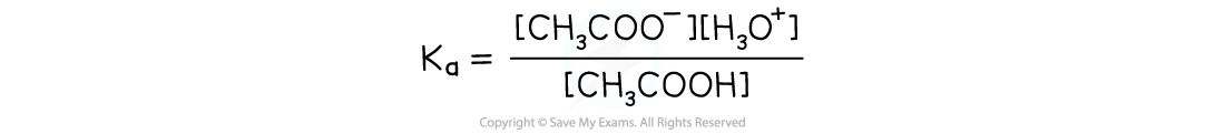 18.2-Ka-expression-for-Ethanoic-acid