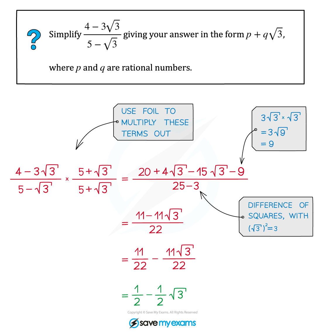 2.1.3-Rationalising-the-Denominator-Example