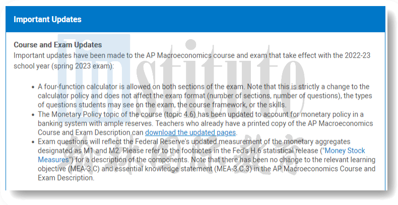 2023年AP宏观经济学考纲两大更新，“ample reserve”难度增加！