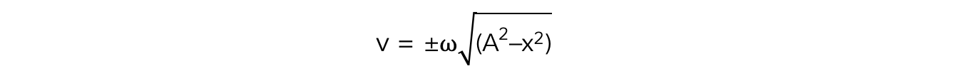 6.2.1-Velocity-SHM-Equation