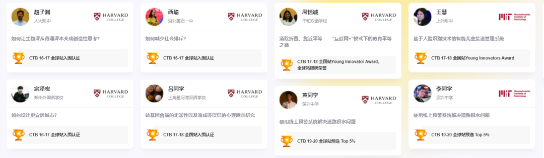 CTB组队中！MIT、哈佛学长力荐的PBL赛事！全新课题火热来袭！