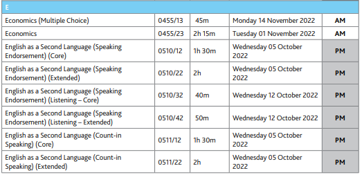 快收藏！2022年秋季三大考试局IGCSE和A-Level考试时间出炉！