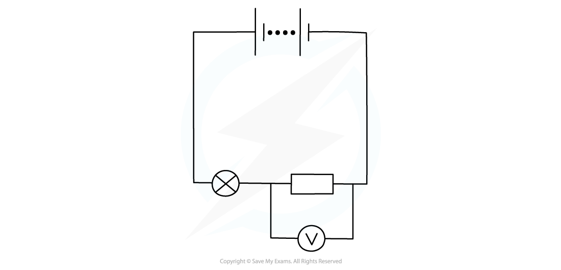 9.1.2.1-Voltmeter-in-a-circuit