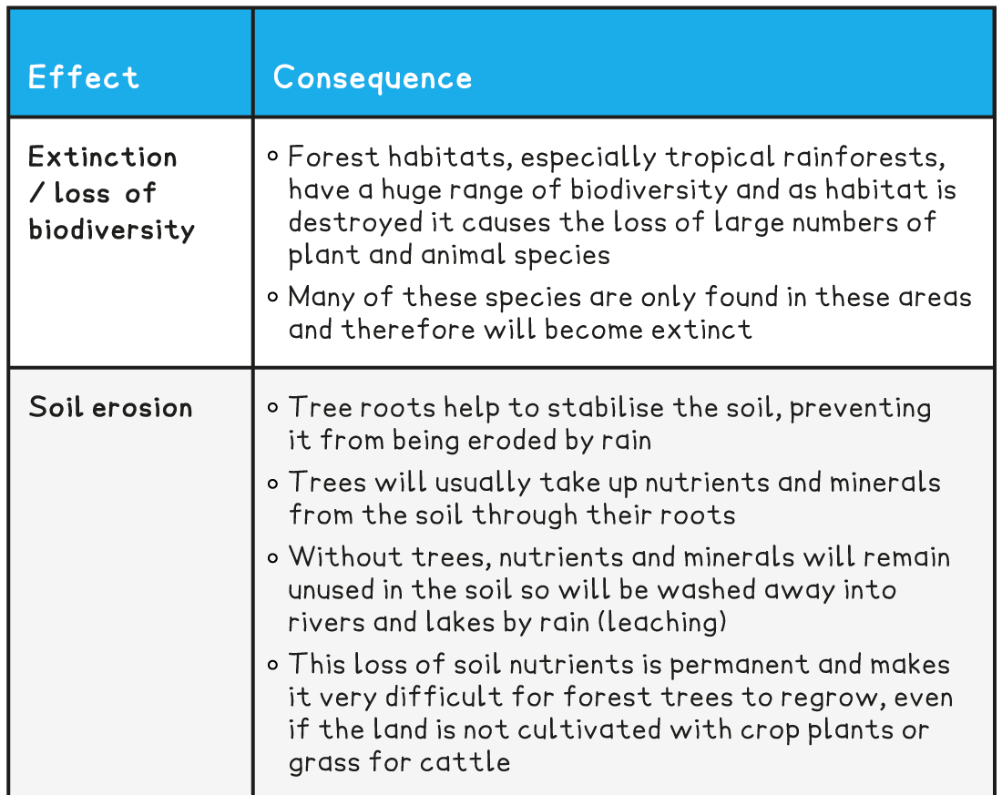 Effects-Consequences-of-Deforestation-Table-1