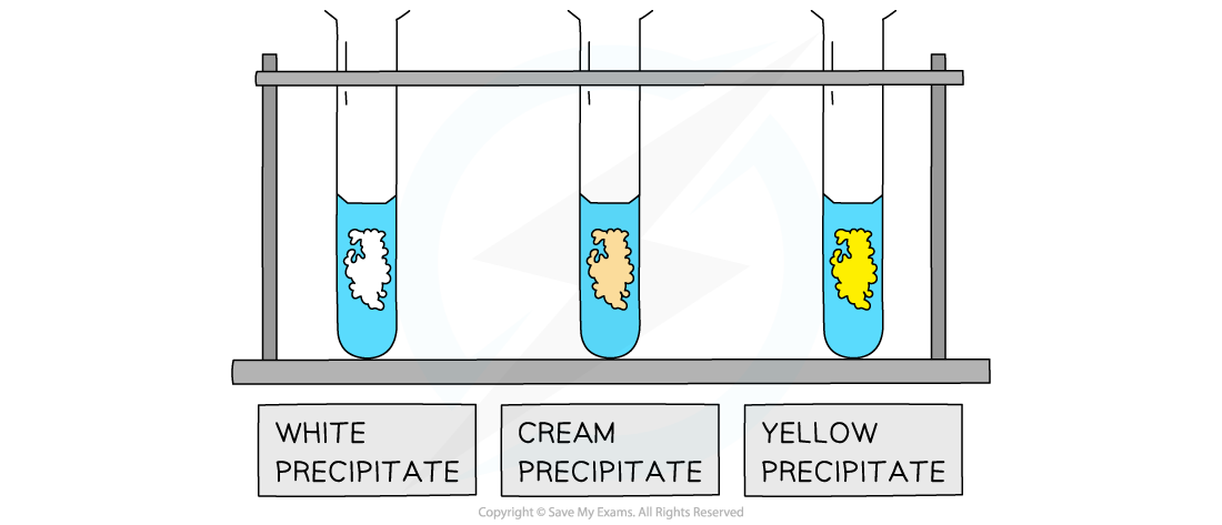 Testing-for-halide-ions-results