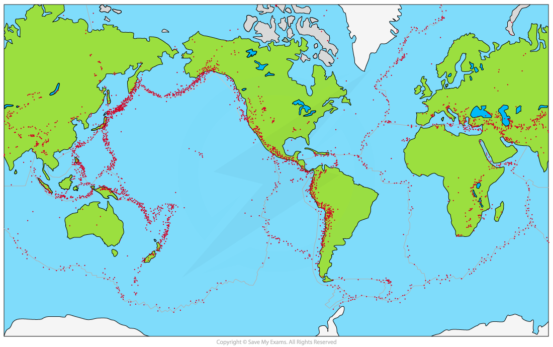 distribution-of-earthquakes
