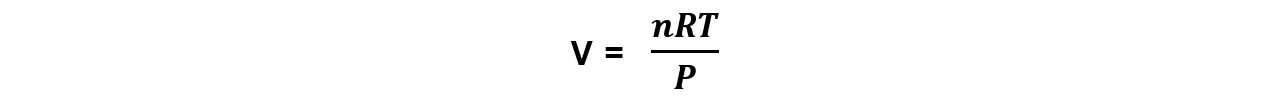 1.2.4-Ideal-gas-finding-volume-formula-1
