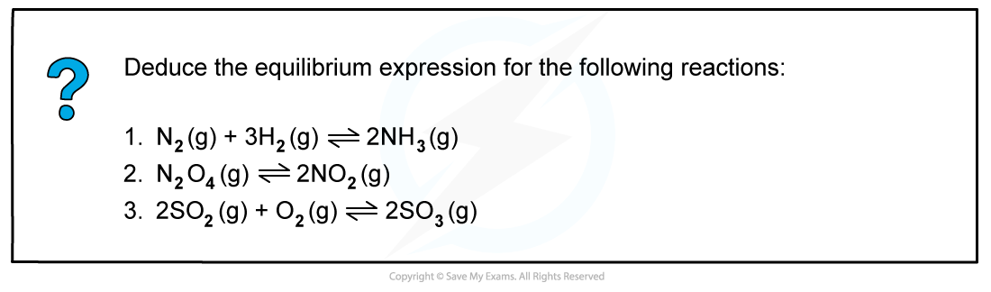 1.7-Equilibria-Worked-example-Deducing-equilibrium-expressions-of-gaseous-reactions