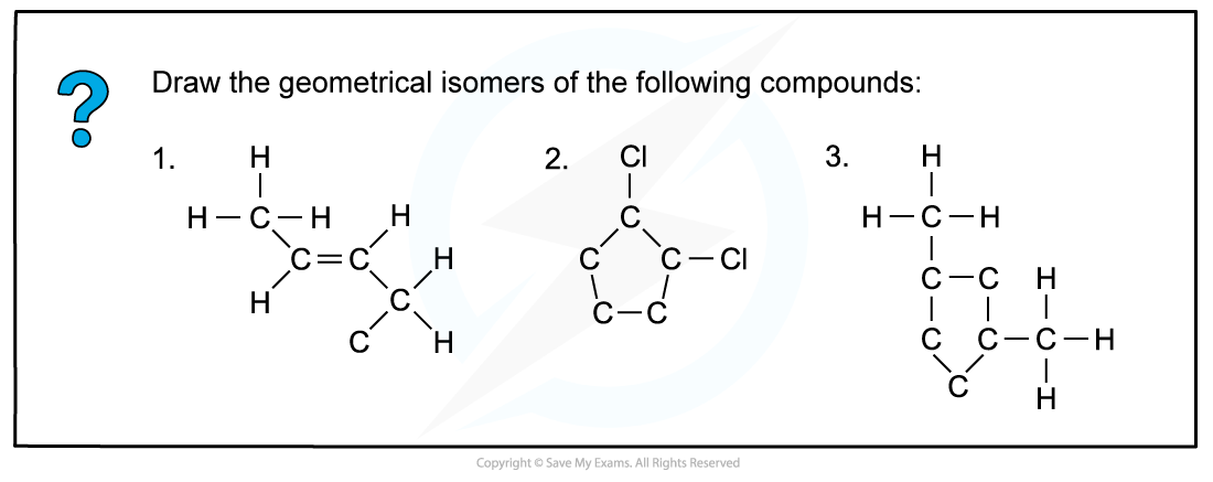 3.1-An-Introduction-to-AS-Level-Organic-Chemistry-Worked-example-Drawing-geometrical-isomers