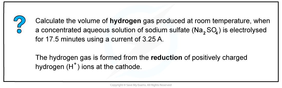 5.3-Principles-of-Electrochemistry-Worked-example-Calculating-the-volume-of-hydrogen-gas-produced-at-an-electrode