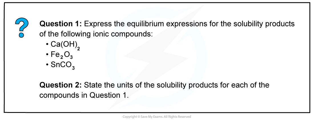 5.5-Equilibria-Worked-Example-Expressing-Ksp-of-ionic-compounds