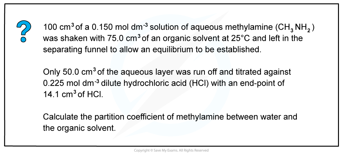 5.5-Equilibria-Worked-example-Calculating-the-partition-coefficient