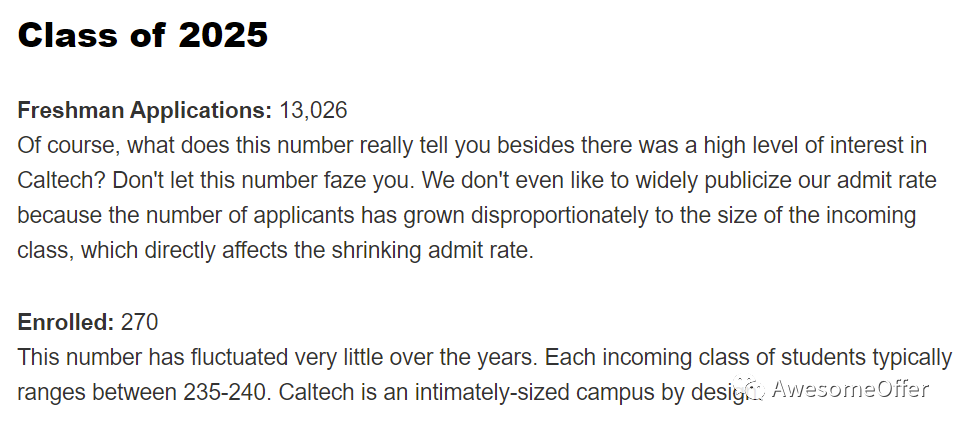 Caltech加州理工申请策略变更，REA替代EA！