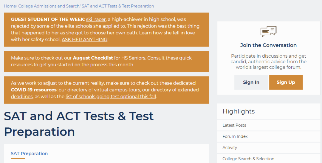 速收藏！99%的学霸都在用的SAT学习网站！超实用！