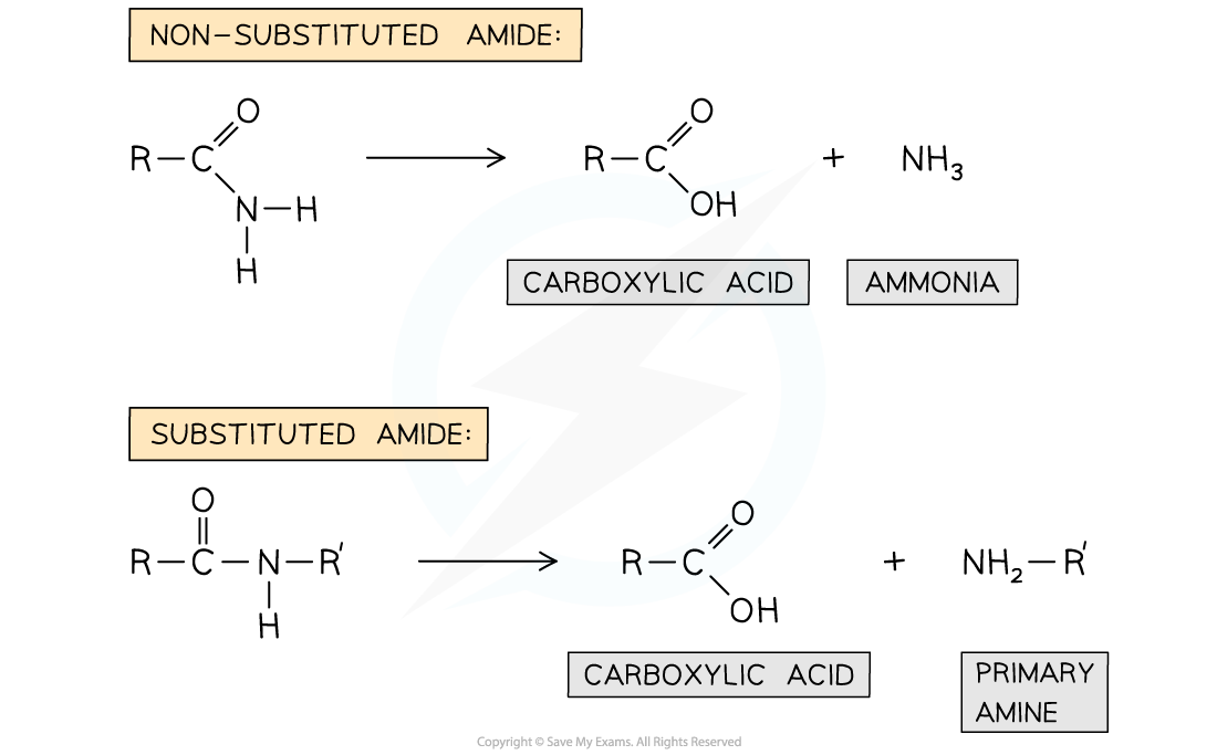 7.6-Nitrogen-Compounds-Hydrolysis-of-Substituted-and-Non-substituted-Amides