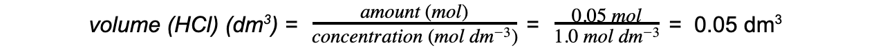 9.-Mole-Calculations-Worked-example-Calculating-volume-from-concentration-equation-2
