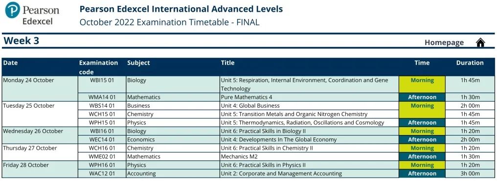 2022年10月要参加爱德思考试局A-Level考试的同学进！开考倒计时1天……