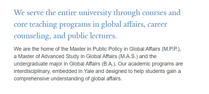 时隔46年！耶鲁大学成立新学院 — 杰克逊全球事务学院！