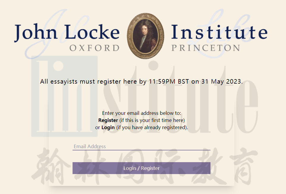John Locke注册报名已开启 | 哲学、心理学、政治方向如何下笔？