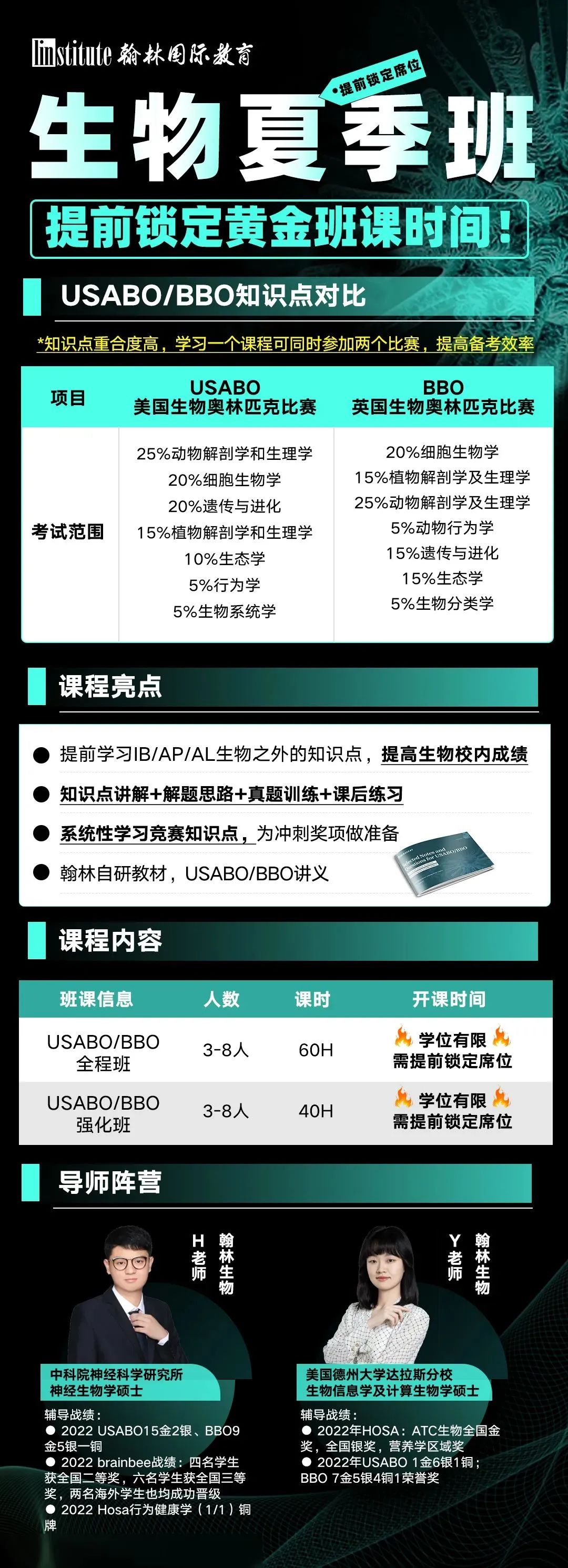 49金33银42铜！恭喜151位翰林学员圆梦BBO奖项，20人成为USABO+BBO“双金王”！