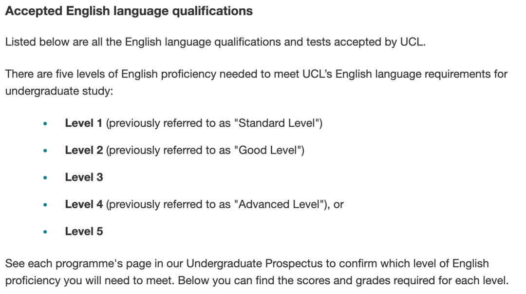 英国G5大学对英语的要求，除了托福雅思外，还有哪些可以替代？