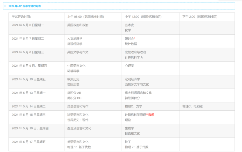 【2024年】 AP课程报名，抓紧了解！及时占位！