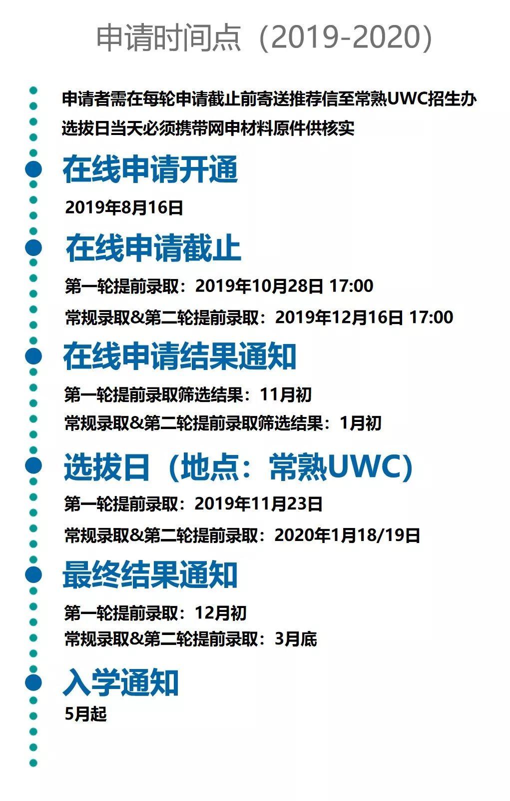 UWC 2020年入学申请正式开放