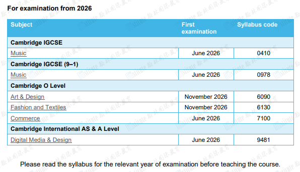 重磅！CAIE考试局最新考纲发布！内附2024夏季大考时间表！