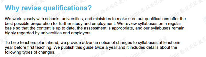 重磅！CAIE考试局最新考纲发布！内附2024夏季大考时间表！