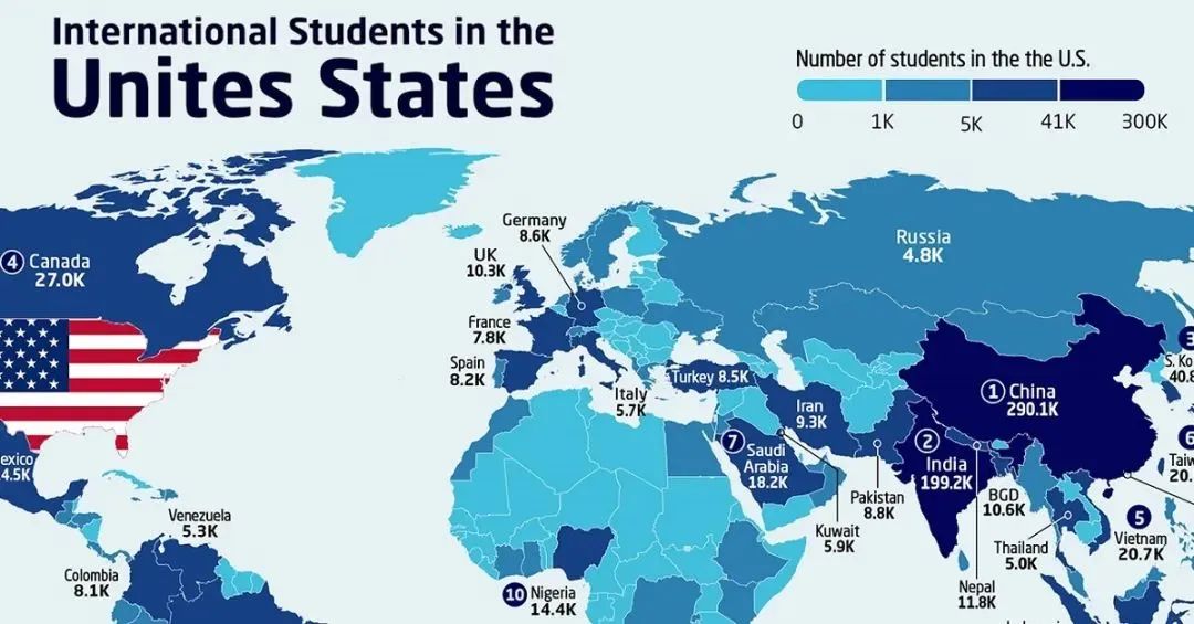 来了！U.S.News权威统计：最受国际生欢迎的大学TOP10