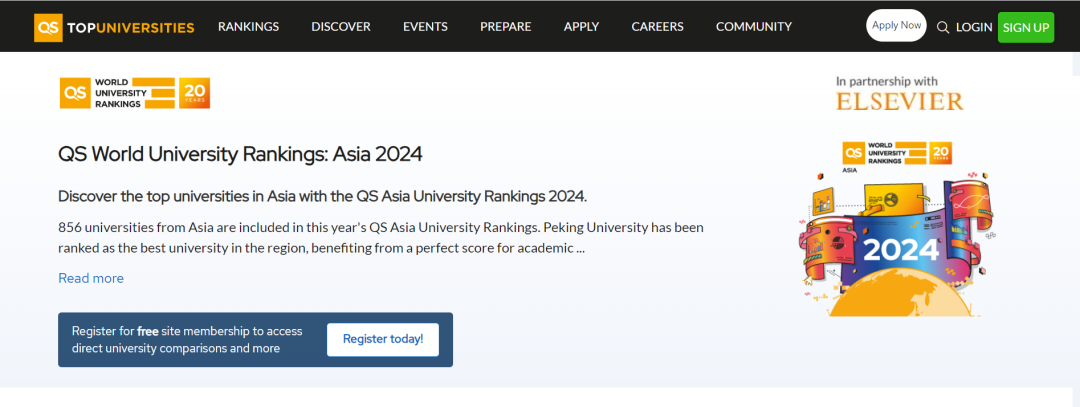 2024QS亚洲大学榜单发布：北大“两连冠”，新加坡国立大学排名再次下跌！