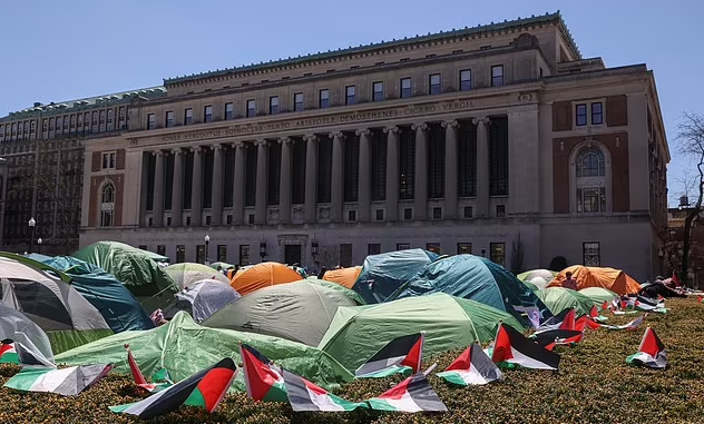 突发！学生抗议失控！哥大宣布停止线下授课！哈佛、耶鲁等高校学生纷纷声援