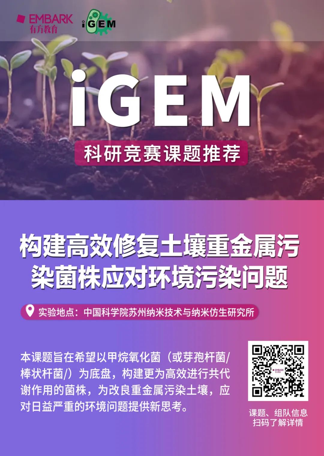 iGEM课题推荐 | 2024 iGEM HHH战队火热招募中！探索高盐有机废水处理的前沿技术，助力生态文明建设！