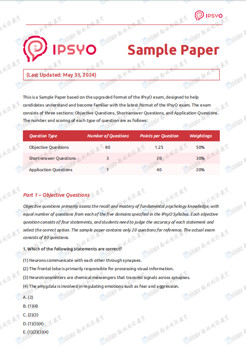 小众但含金量高的IPsyO国际心理学奥赛！AP心理学er可直接参加比赛！